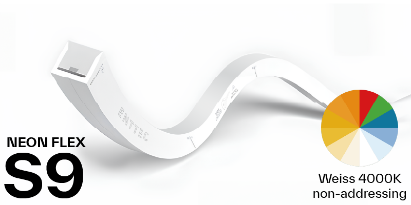 Enttec Neon Flex S9 White Non Adressing IP68, 10000 mm