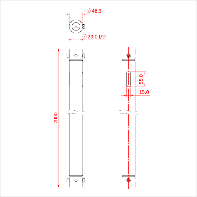 Doughty Engineering Modular Extension(2000mm)