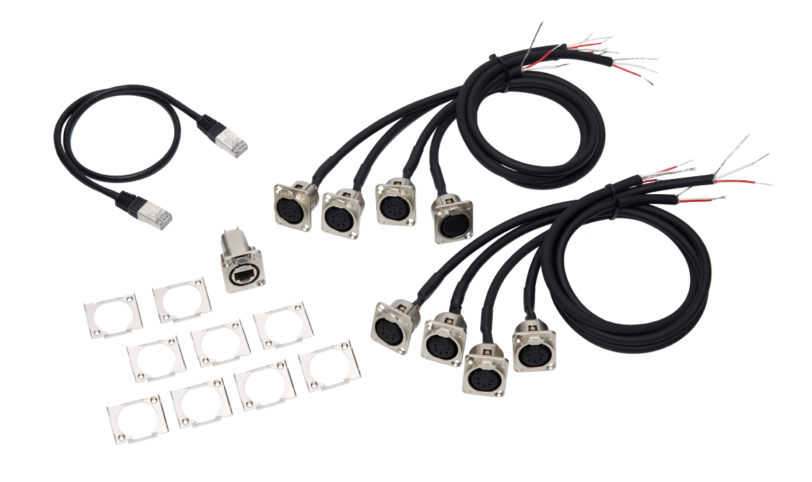 Câble adaptateur grandMA3 8Port Node DIN-Rail - DMX via XLR Câble adaptateur grandMA3 8Port Node DIN-Rail - DMX via XLR