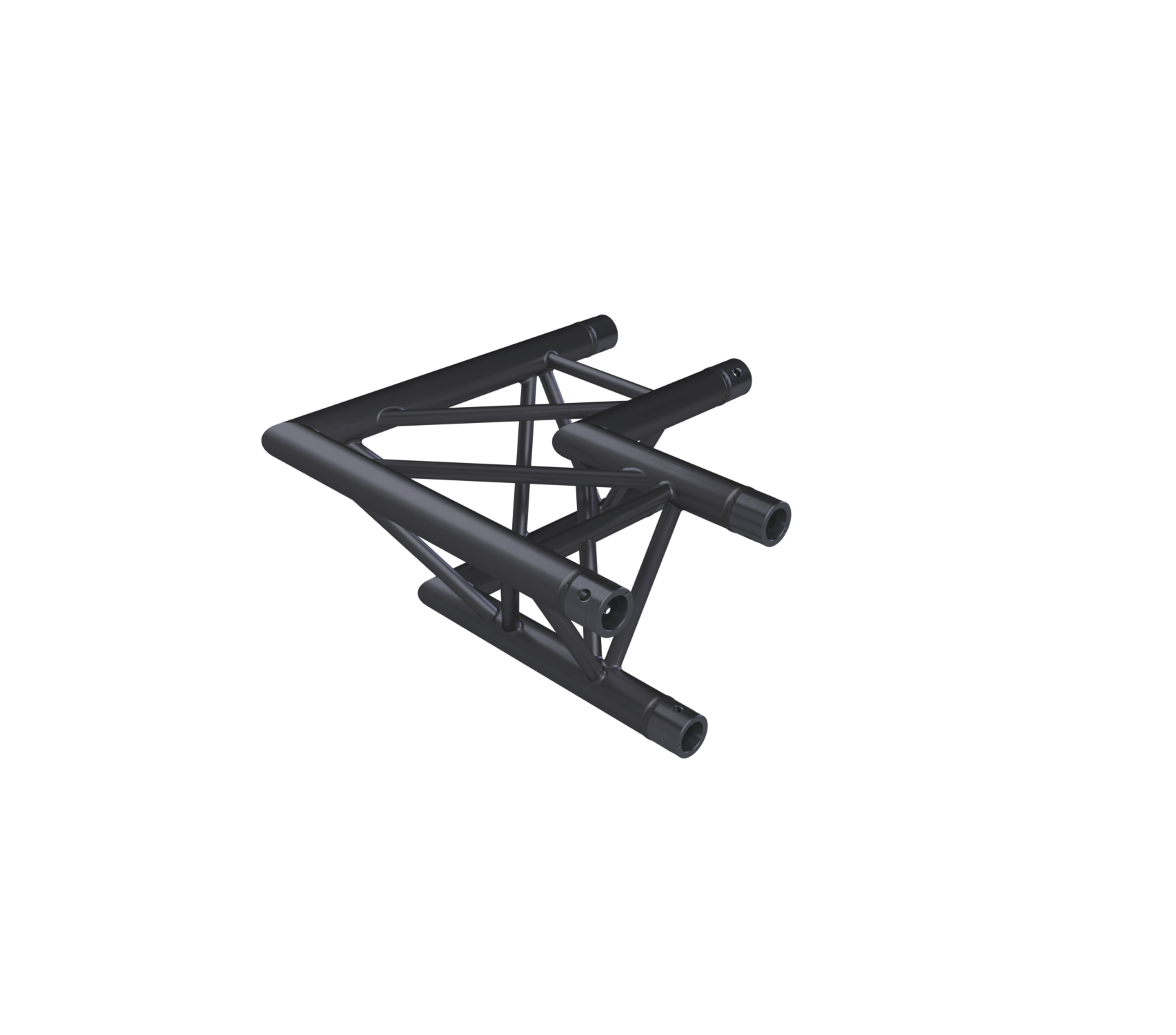 Eurotruss HD33 Angle 90° 2 voies, 50 x 50 cm, noir