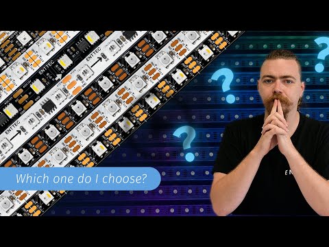 Enttec Black Pixel Tape, 60 LED/m RGBW 5 V, noir - LED à commande individuelle