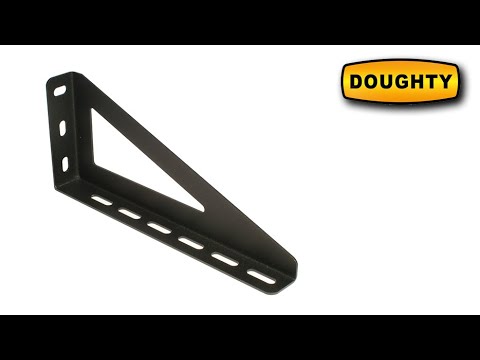 Doughty Engineering Studio Rail Slotted Wall Bracket 200mm (Small ) (Single Rail)
