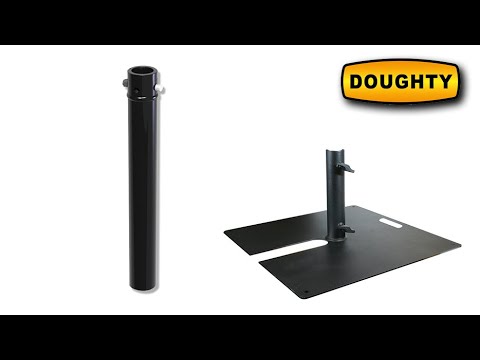 Doughty Engineering Modular Drop Arm Tanktrap Adapter, noir