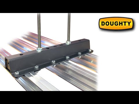 Doughty Engineering Studio Rail Single Rail Suspension Bracket avec possibilité de montage mural