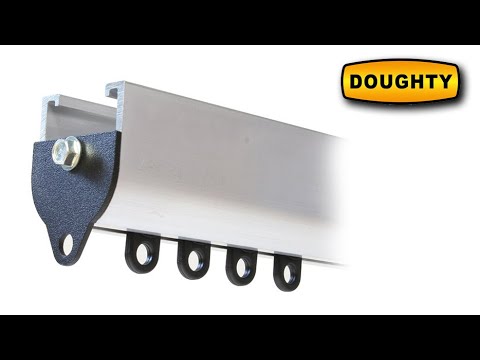 Doughty Engineering Doughty Rail - Curve R45 -, noir