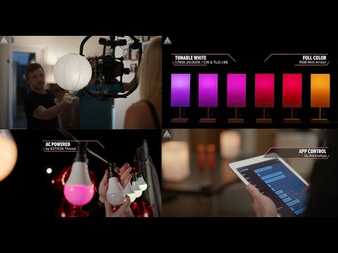 Astera NYX Bulb, 10 W RGBMintAmber E27